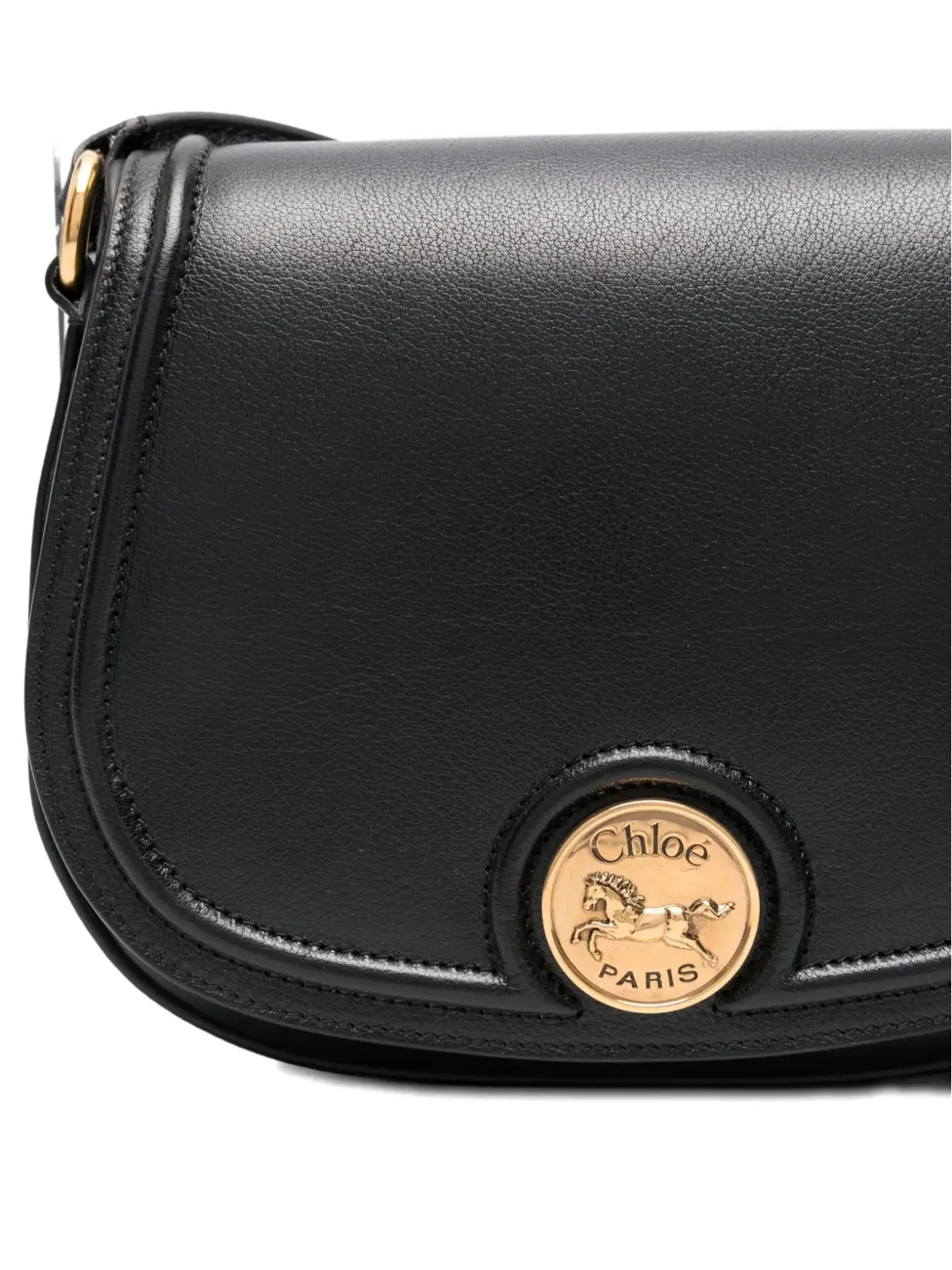Chloé Horse Medal レザー クロスボディバッグ - 画像4