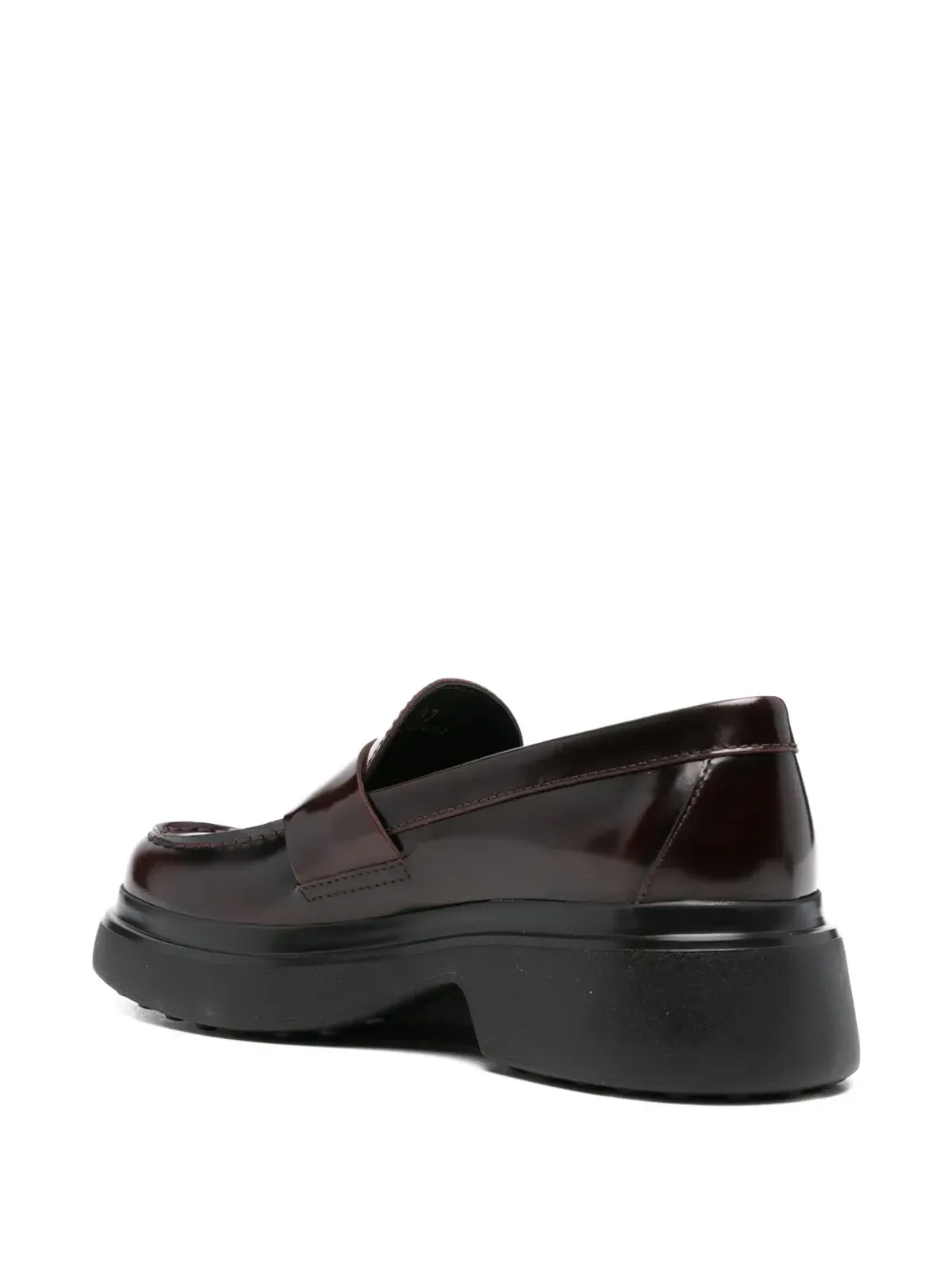Tod's レザー プラットフォーム ローファー - 画像3