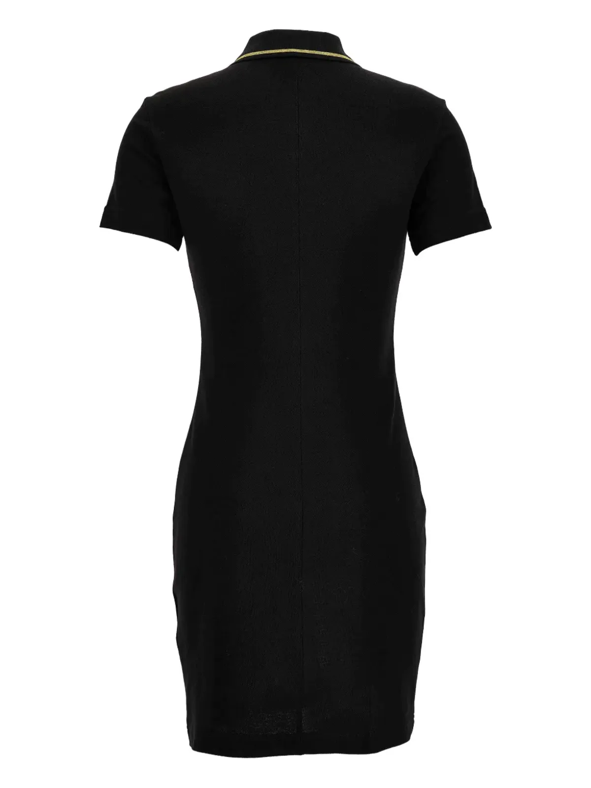 Versace Jeans Couture embroidered-logo polo mini dress - Black - 画像2