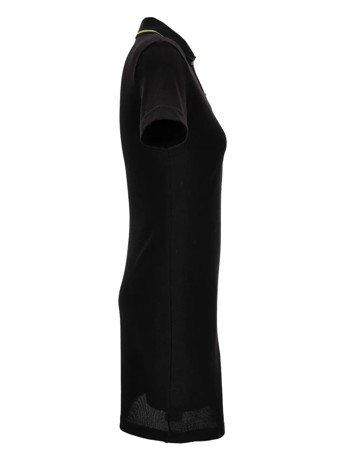 Versace Jeans Couture embroidered-logo polo mini dress - Black - 画像3