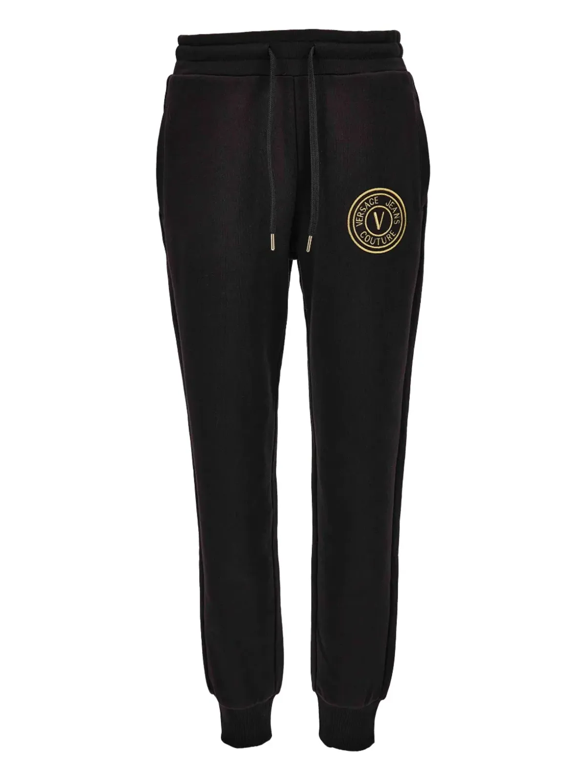 Versace Jeans Couture ロゴプレート付きドローストリングパンツ - 画像1