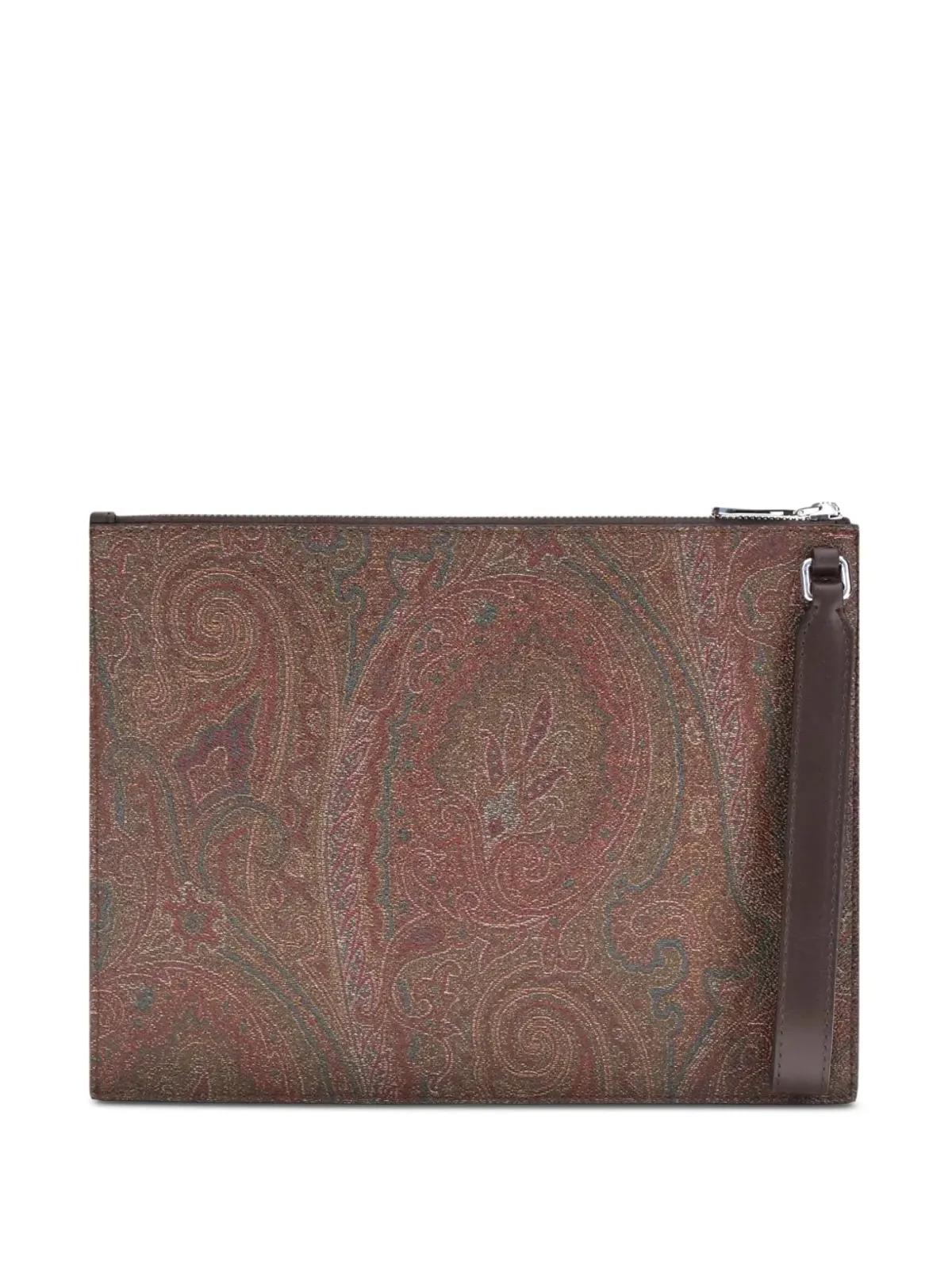 ETRO ロゴパッチ ペイズリーパターン ポーチ - 画像2