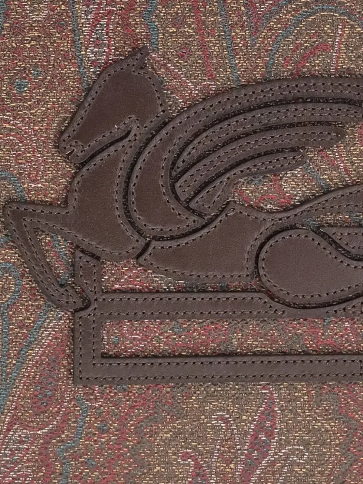 ETRO ロゴパッチ ペイズリーパターン ポーチ - 画像3