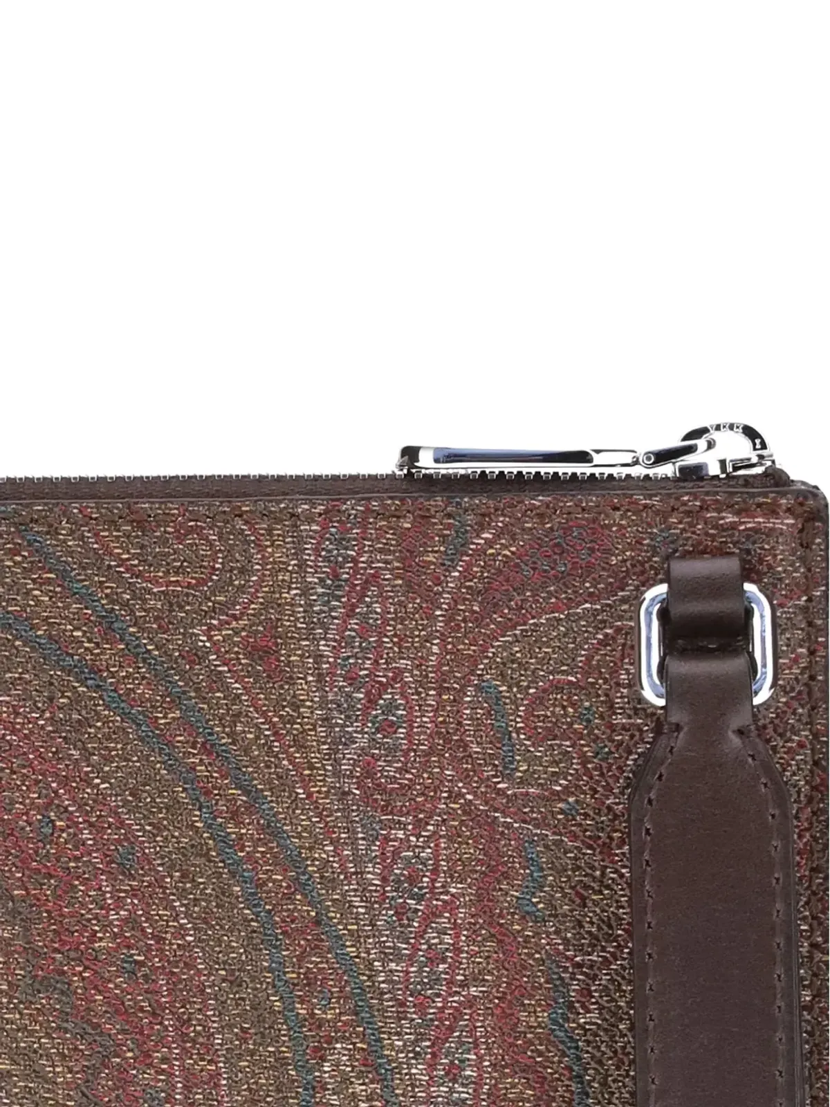 ETRO ロゴパッチ ペイズリーパターン ポーチ - 画像4
