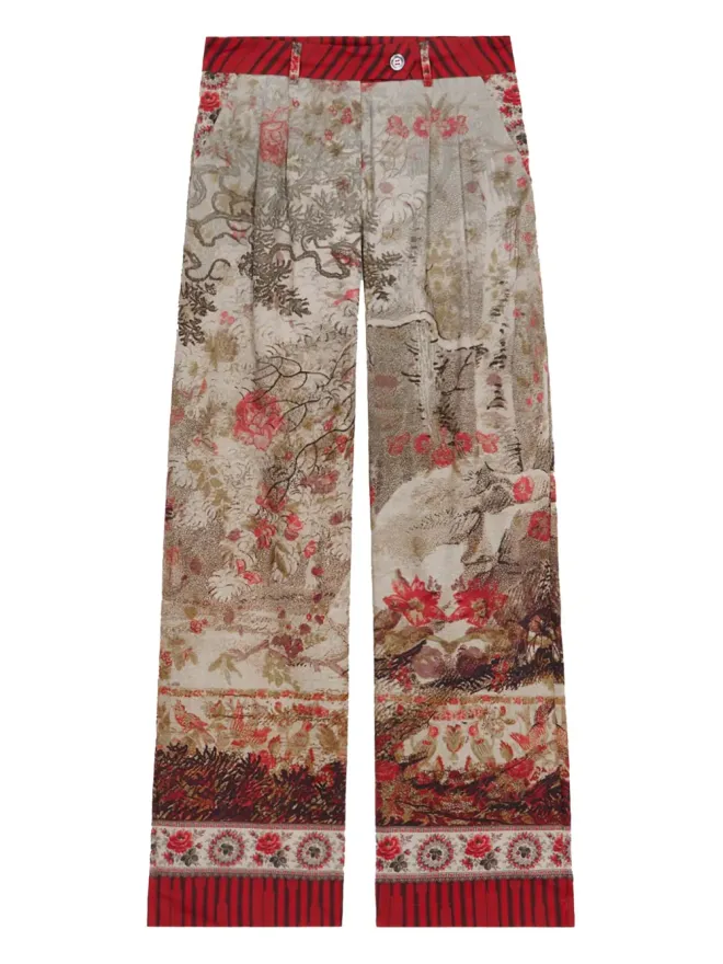 Pierre-Louis Mascia Pierre-Louis Mascia ディオメデ パラッツォパンツ - Neutralsの商品画像