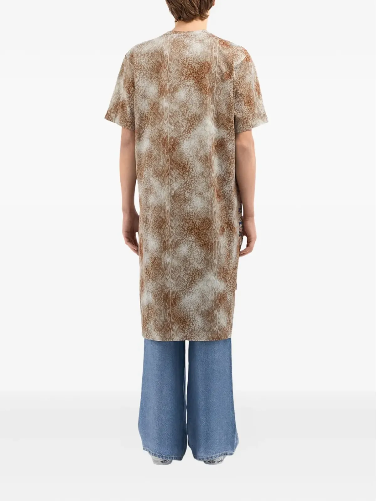 Pierre-Louis Mascia 鳥柄パネルデザインのTシャツ - 画像3