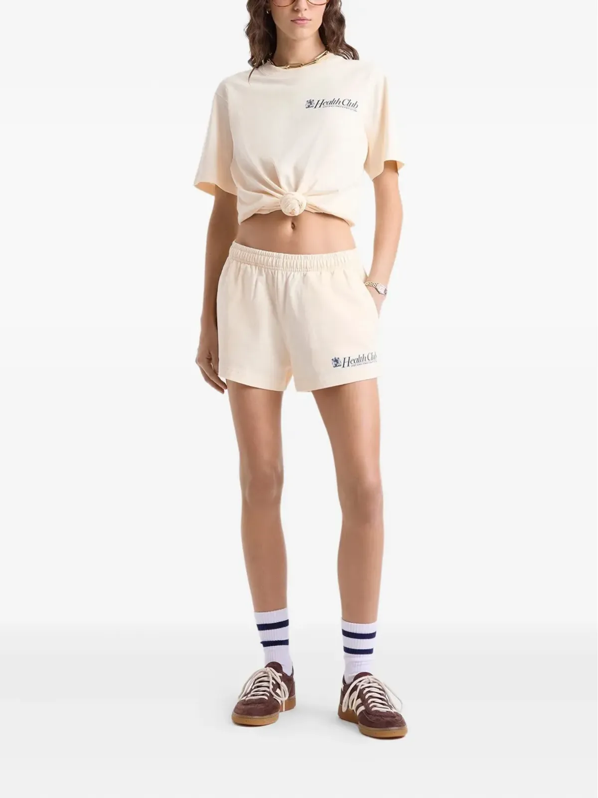 Sporty & Rich ライオンヘルス・ディスコショーツ - 画像2