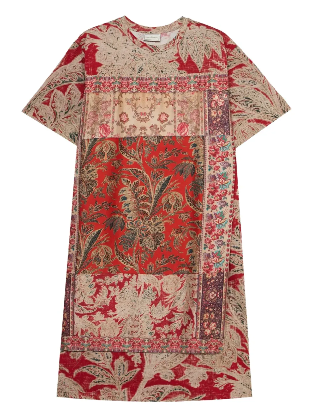 Pierre-Louis Mascia パッチワークプリント Tシャツ - 画像1