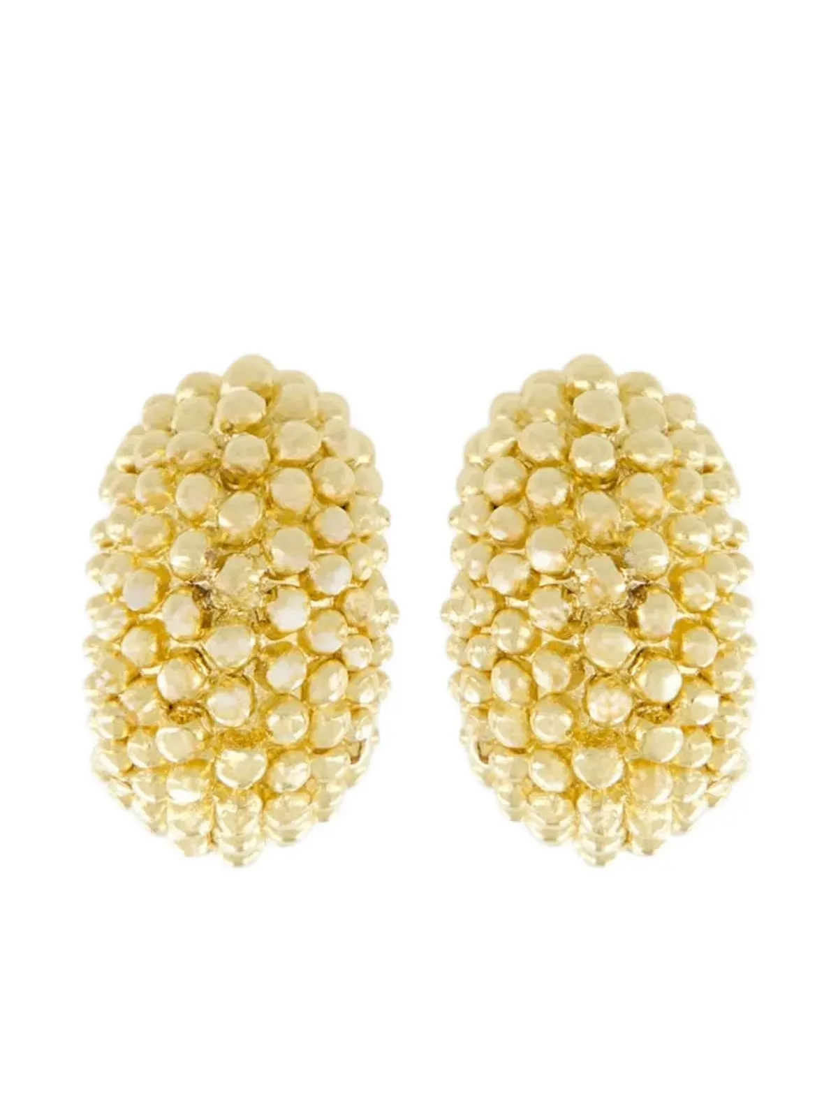 Paola Sighinolfi Simone 18K gold-plated earrings - 画像1
