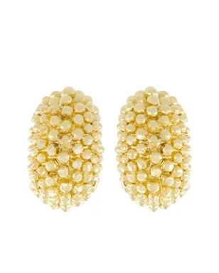 Paola Sighinolfi Simone 18K gold-plated earrings - サムネイル1