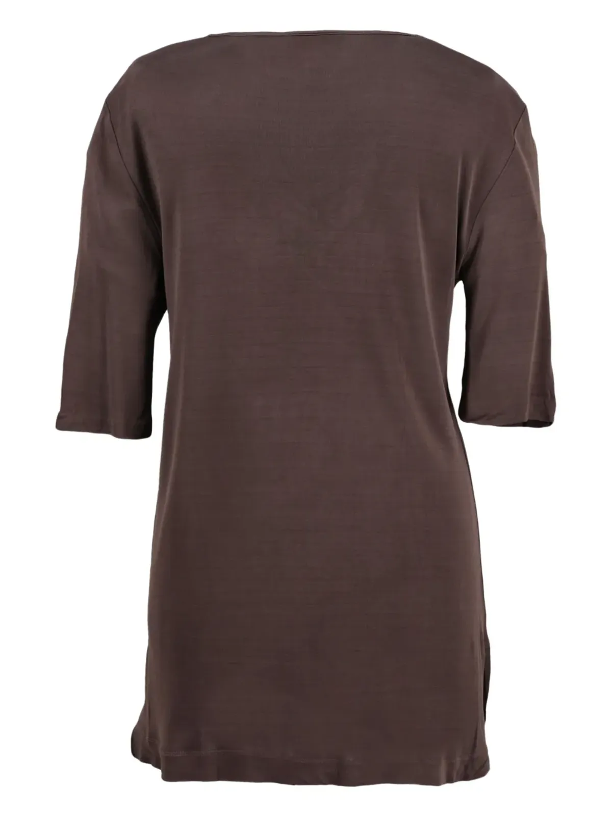 Fendi Pre-Owned VネックTシャツ ブラウン - 画像2