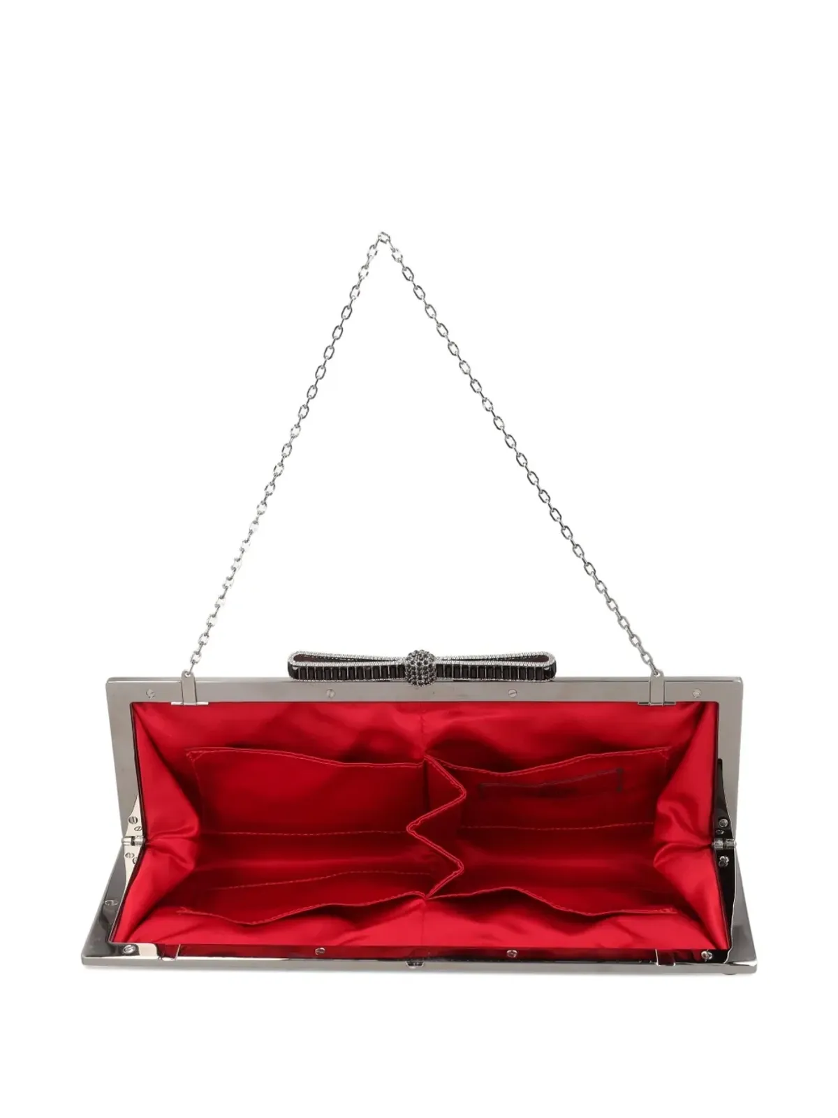 Valentino Garavani Pre-Owned クロコダイルエンボスド クラッチバッグ - 画像4