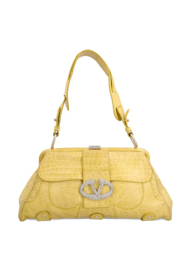 Valentino Garavani Pre-Owned Valentino Garavani Pre-Owned ヴィンテージ クロコダイルエンボス ショルダーバッグの商品画像