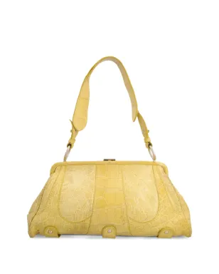 Valentino Garavani Pre-Owned ヴィンテージ クロコダイルエンボス ショルダーバッグ - サムネイル2