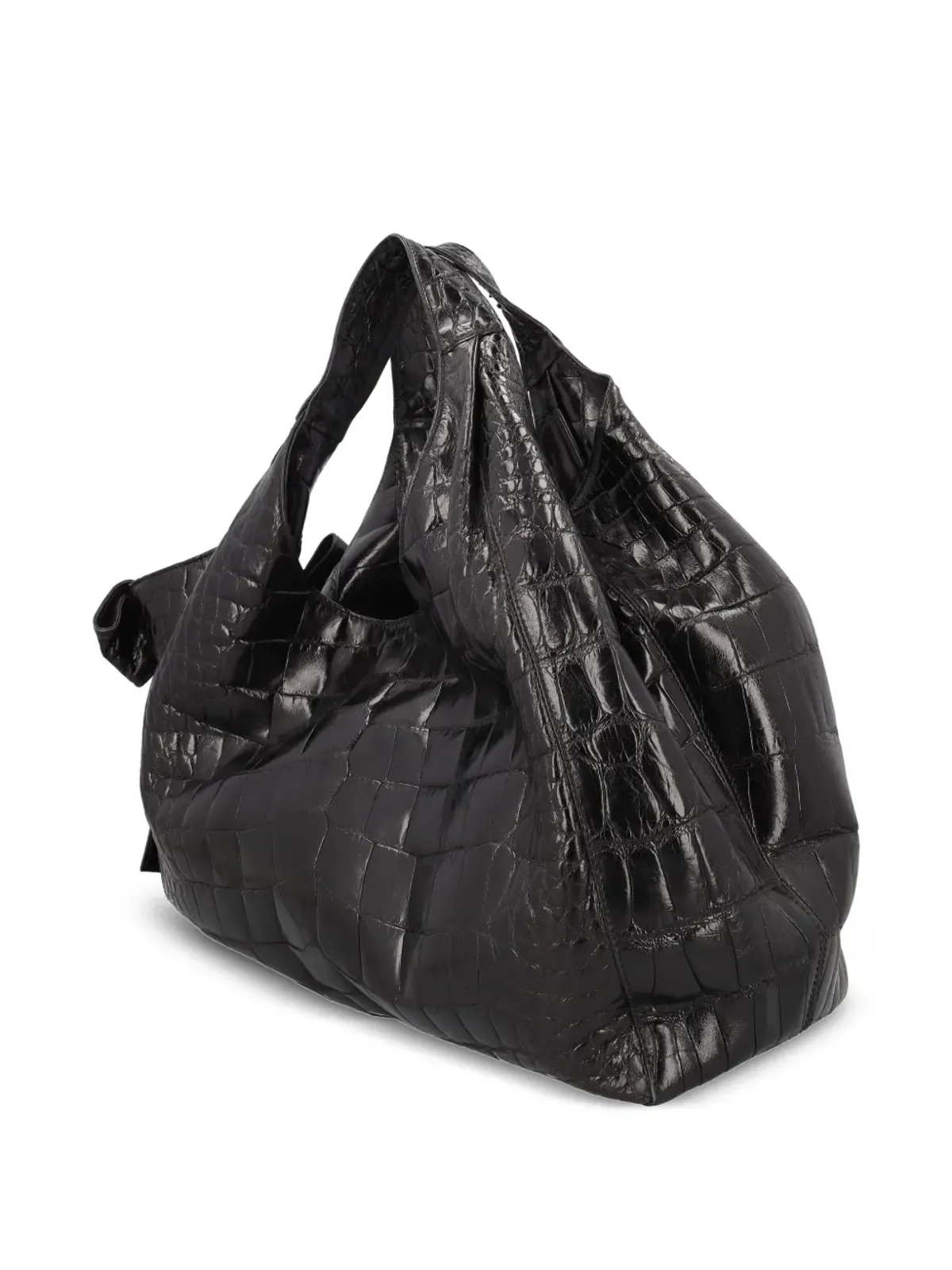 Valentino Garavani Pre-Owned クロコダイル型押しレザーのショルダーバッグ - 画像2