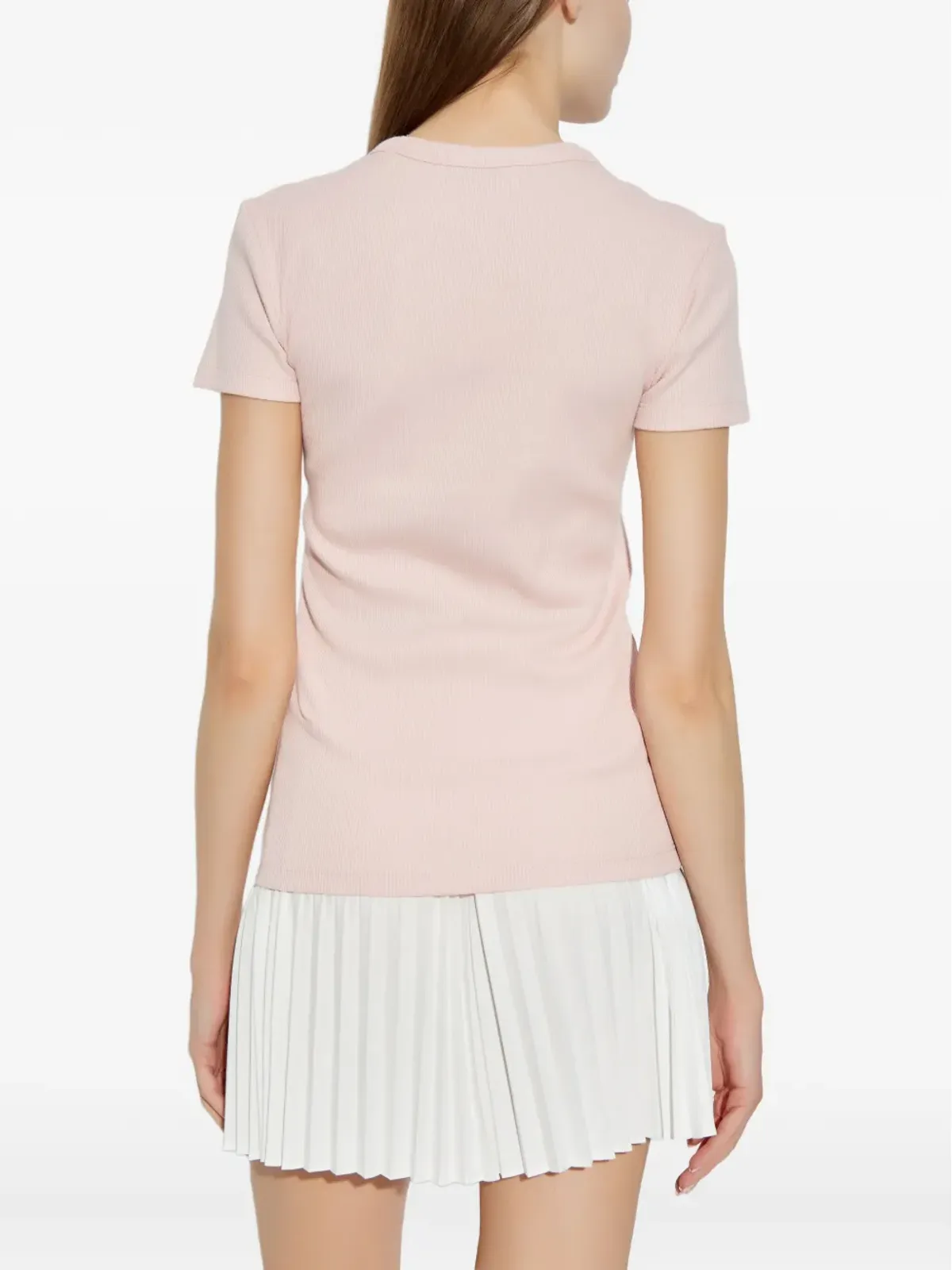 Lacoste ロゴパッチ クルーネック Tシャツ - 画像4
