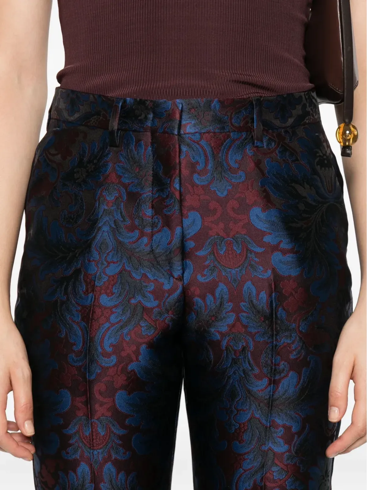 ETRO ダマスク柄パンツ - 画像5