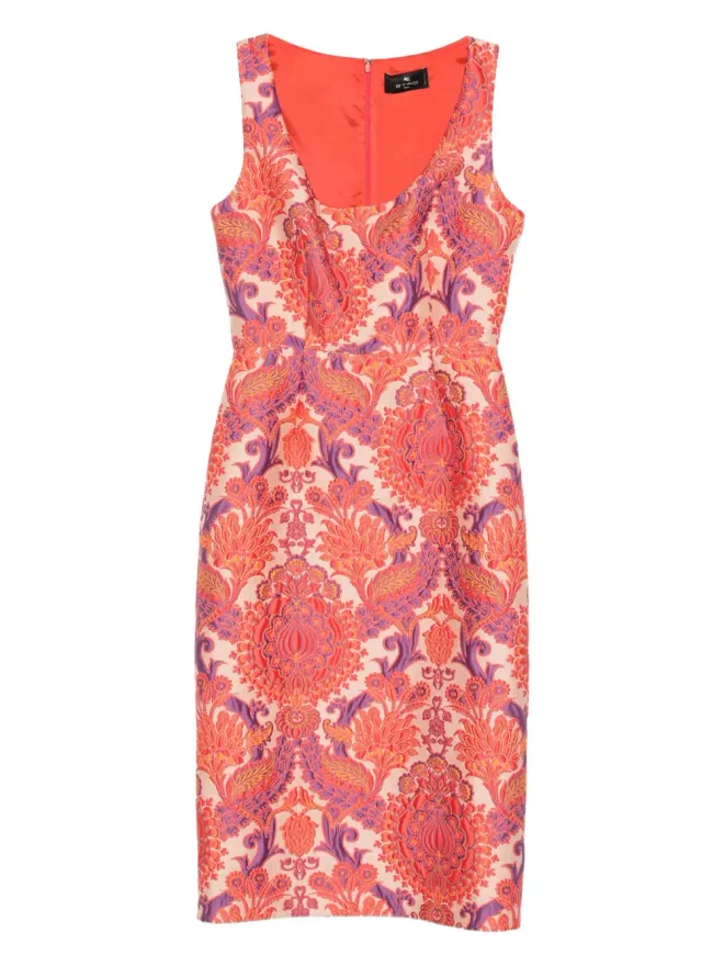 ETRO ETRO 花柄ブロケード ノースリーブドレスの商品画像