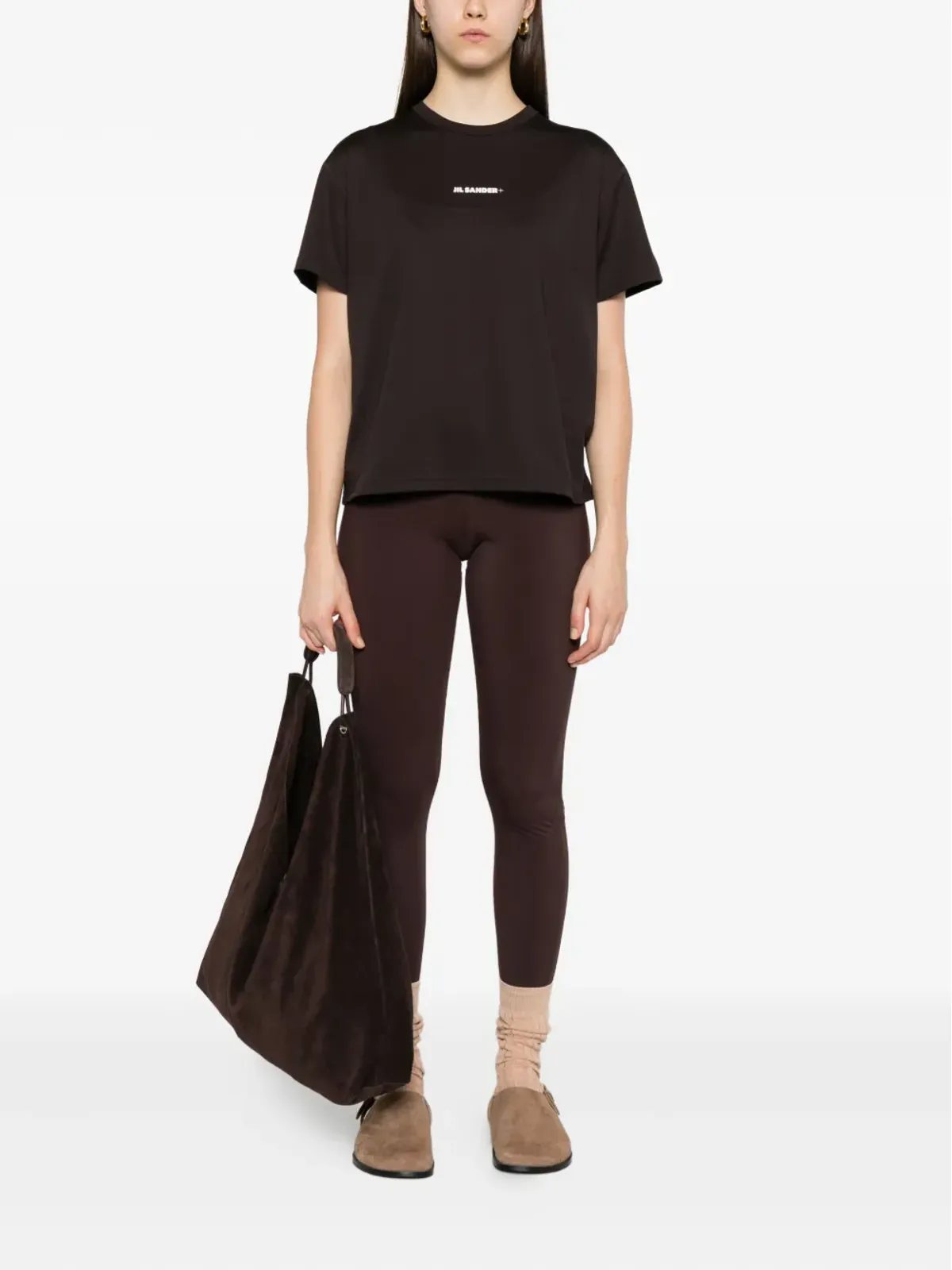 JIL SANDER+ ロゴ入りレギンス - Brown - 画像2