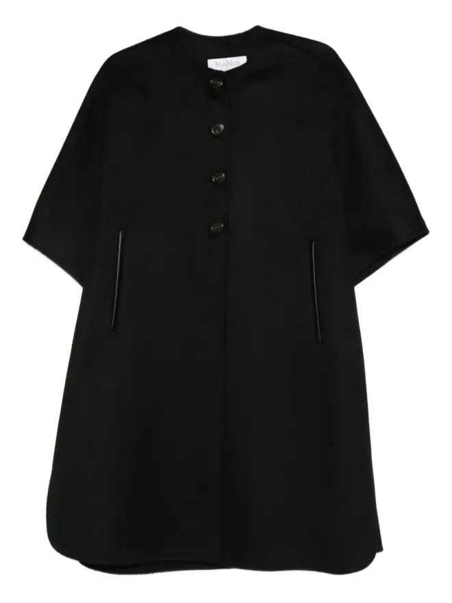 Max Mara Max Mara ボタン留めショートスリーブケープの商品画像