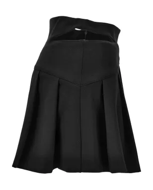 Versace Jeans Couture プリーツバックル留めスカート - ブラック - サムネイル3