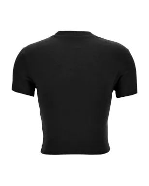 Versace Jeans Couture ロゴパッチ クロップドTシャツ - サムネイル2