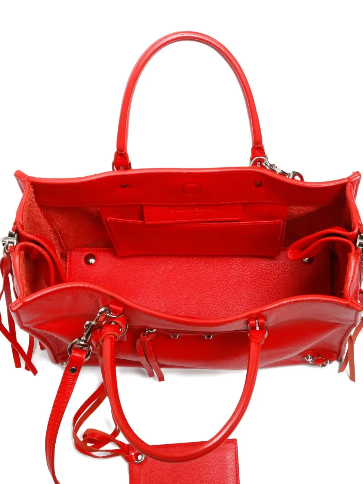 Balenciaga Pre-Owned パピエ・ツーウェイ・ハンドバッグ - レッド - 画像4