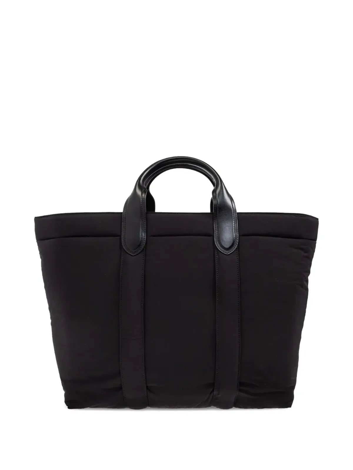 Jacquemus バンビーノ パディド レザー・ハンドル トートバッグ - ブラック - 画像3