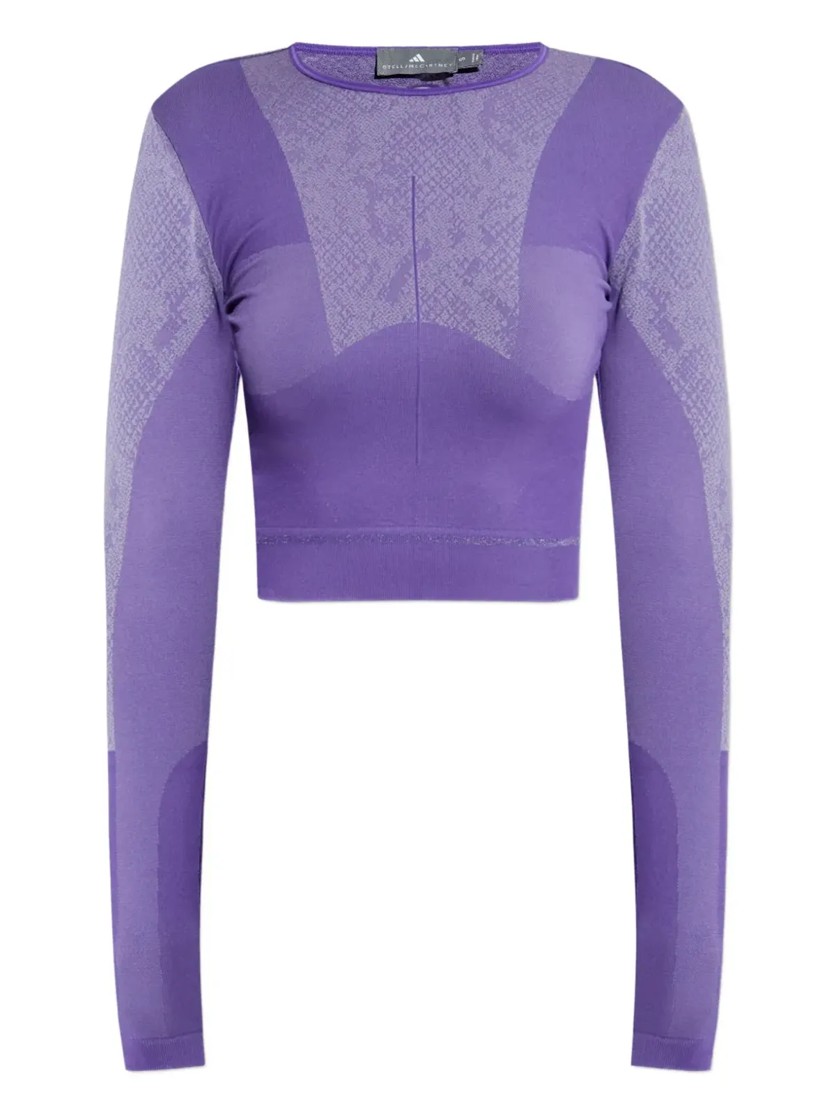 adidas by Stella McCartney 蛇柄の長袖トップ - 画像1