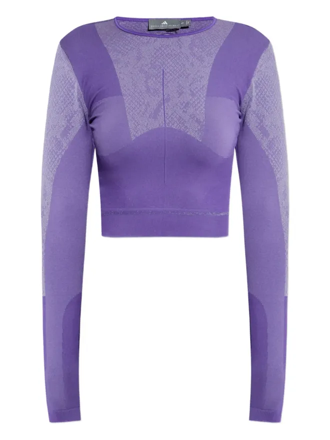adidas by Stella McCartney adidas by Stella McCartney 蛇柄の長袖トップの商品画像