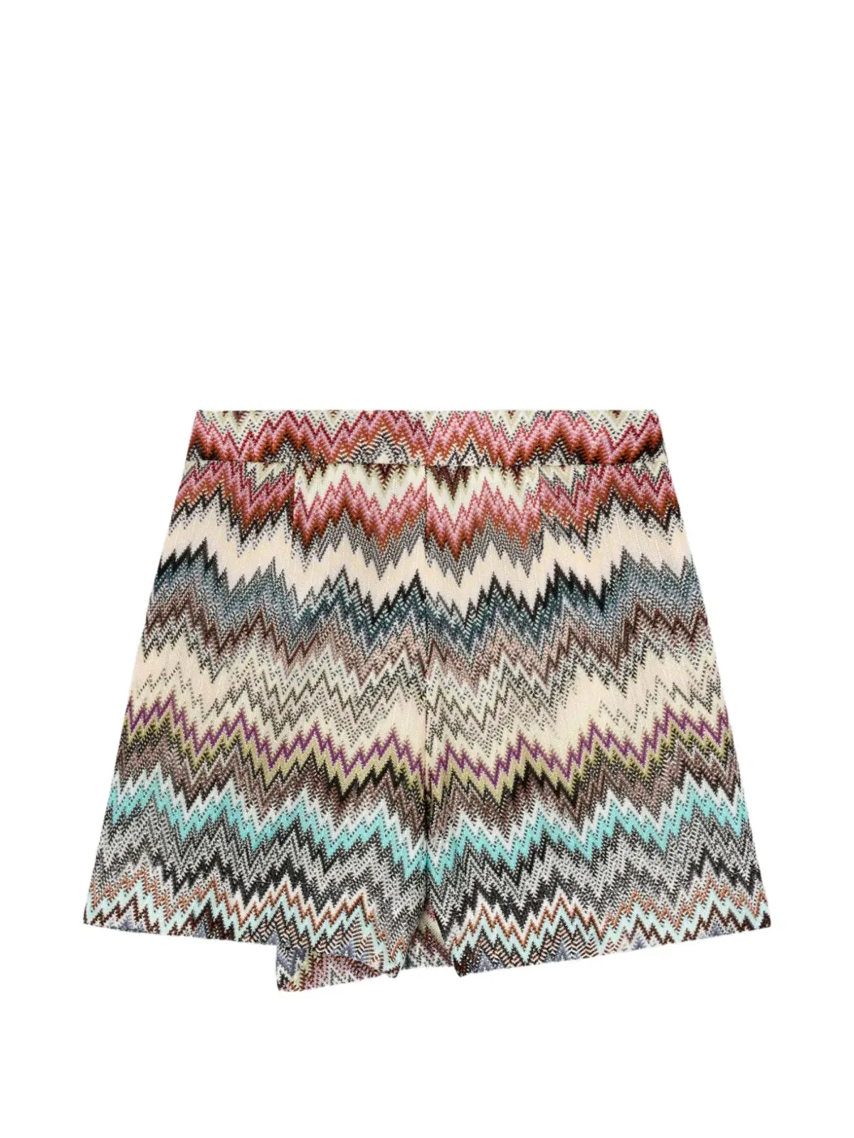 Missoni Kids ジグザグ柄ミニスカート - 画像2