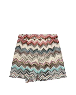 Missoni Kids ジグザグ柄ミニスカート - サムネイル2