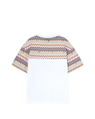 Missoni Kids 胸ポケット付きジグザグ柄Tシャツ - サムネイル2