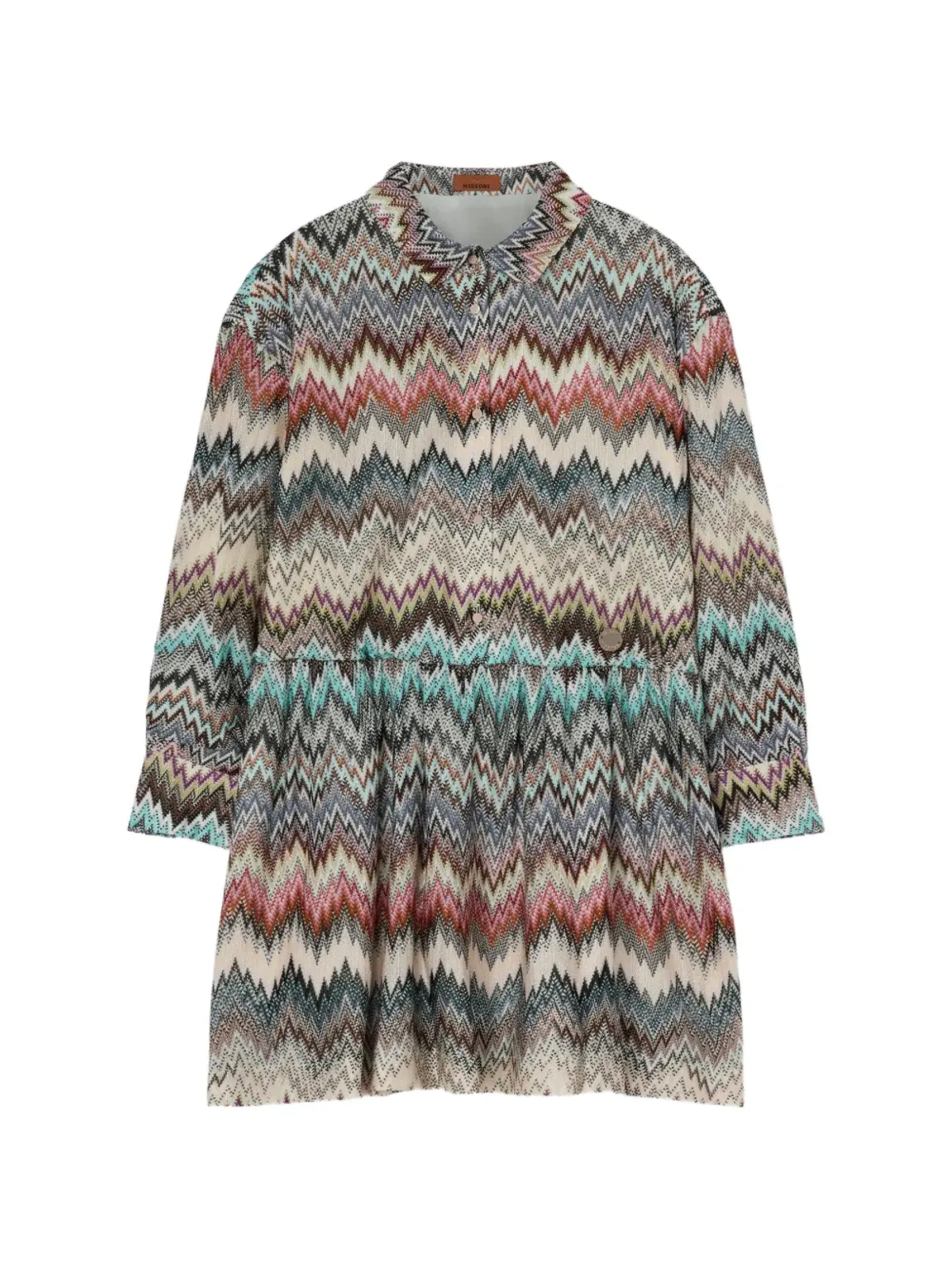 Missoni Kids ジグザグ柄ドレス - 画像1
