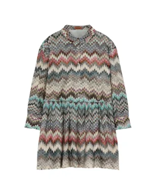 Missoni Kids ジグザグ柄ドレス - サムネイル1