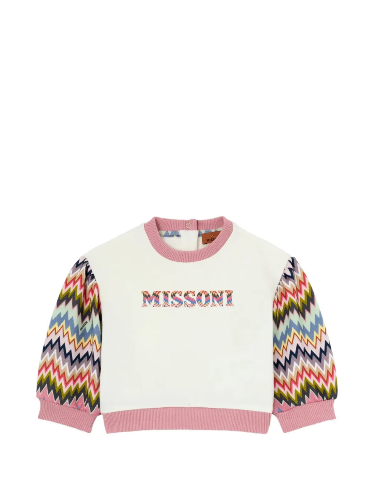 Missoni Kids チェボン柄袖スウェット - Neutrals - 画像1