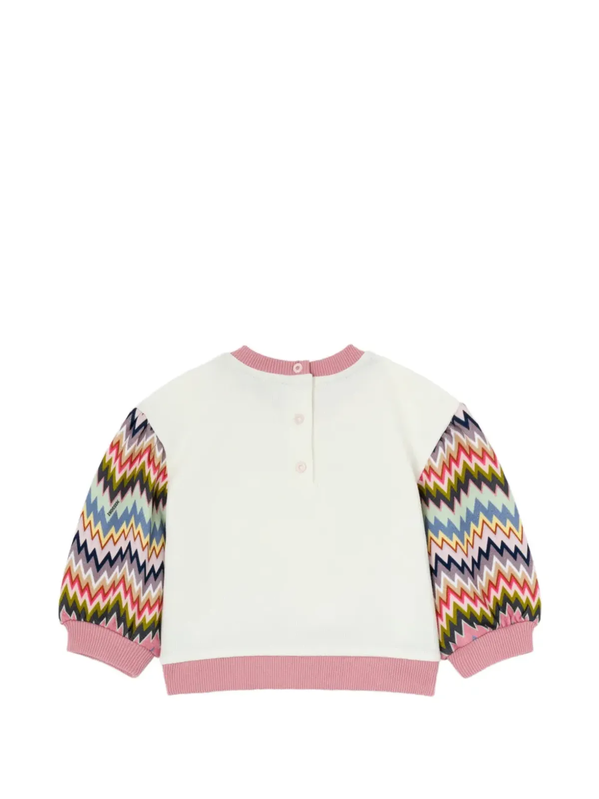 Missoni Kids チェボン柄袖スウェット - Neutrals - 画像2