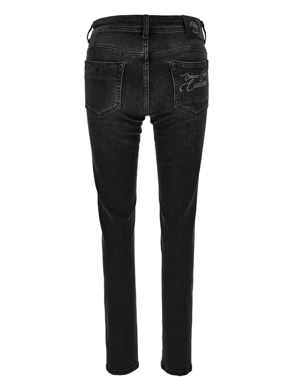Versace Jeans Couture 刺繍ロゴ入りスキニージーンズ - 画像2