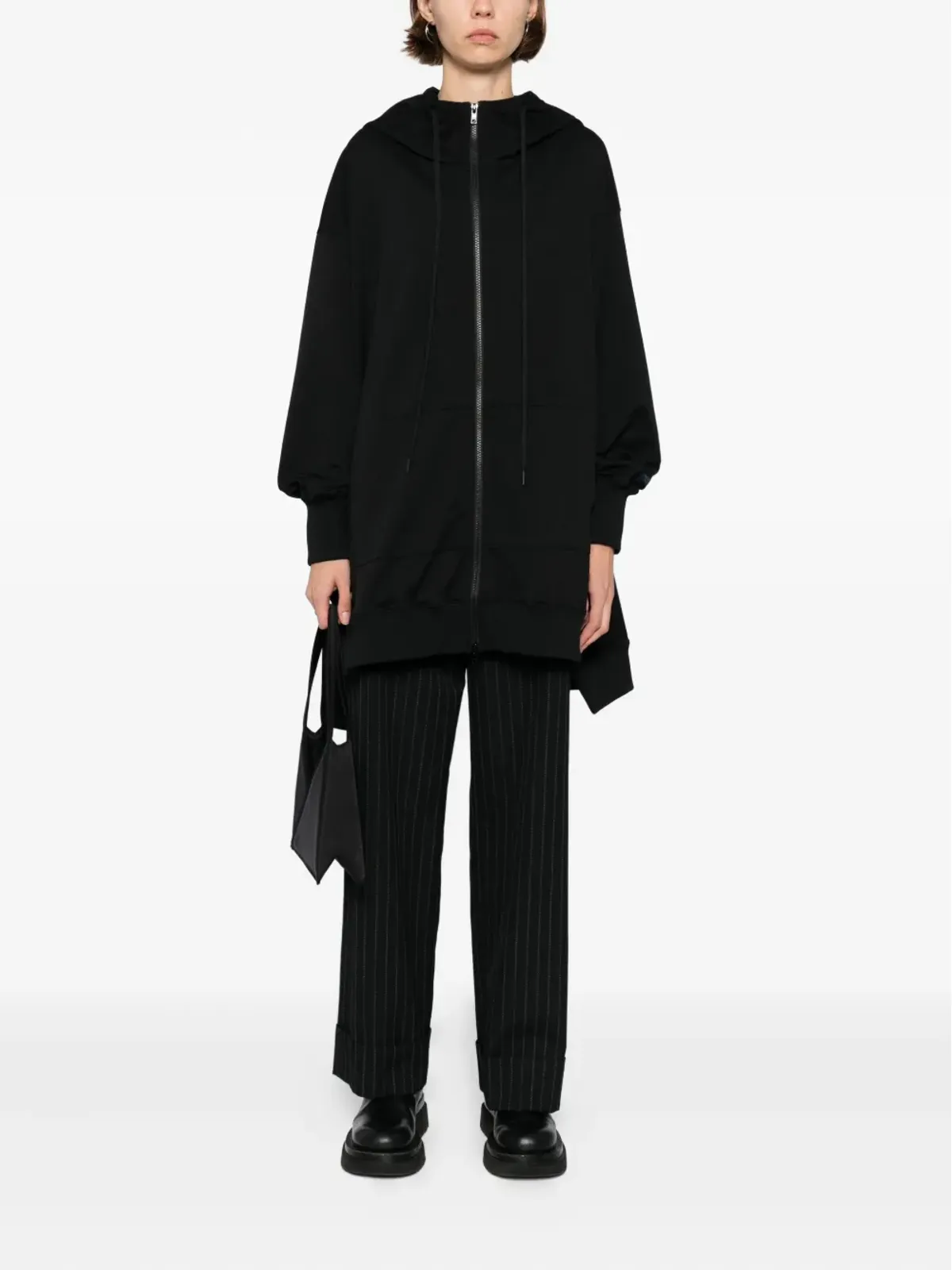 Yohji Yamamoto フード付きトラックドレス - 画像2