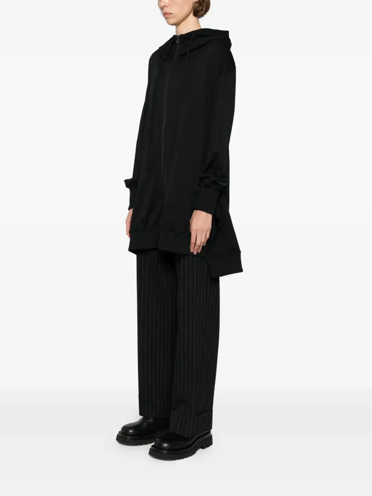 Yohji Yamamoto フード付きトラックドレス - 画像3