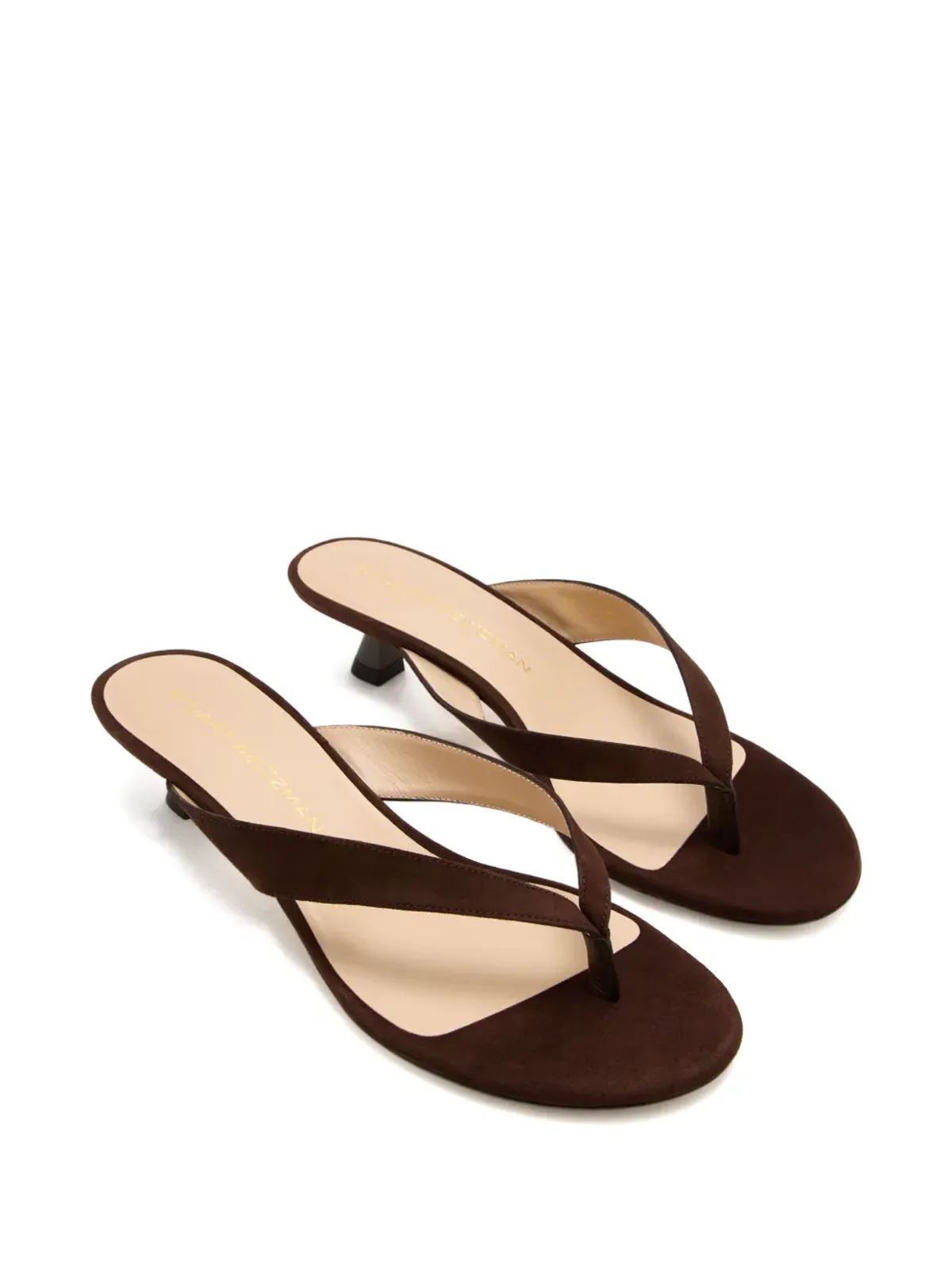 Stuart Weitzman ロー・ヒール・トングサンダル - 画像2
