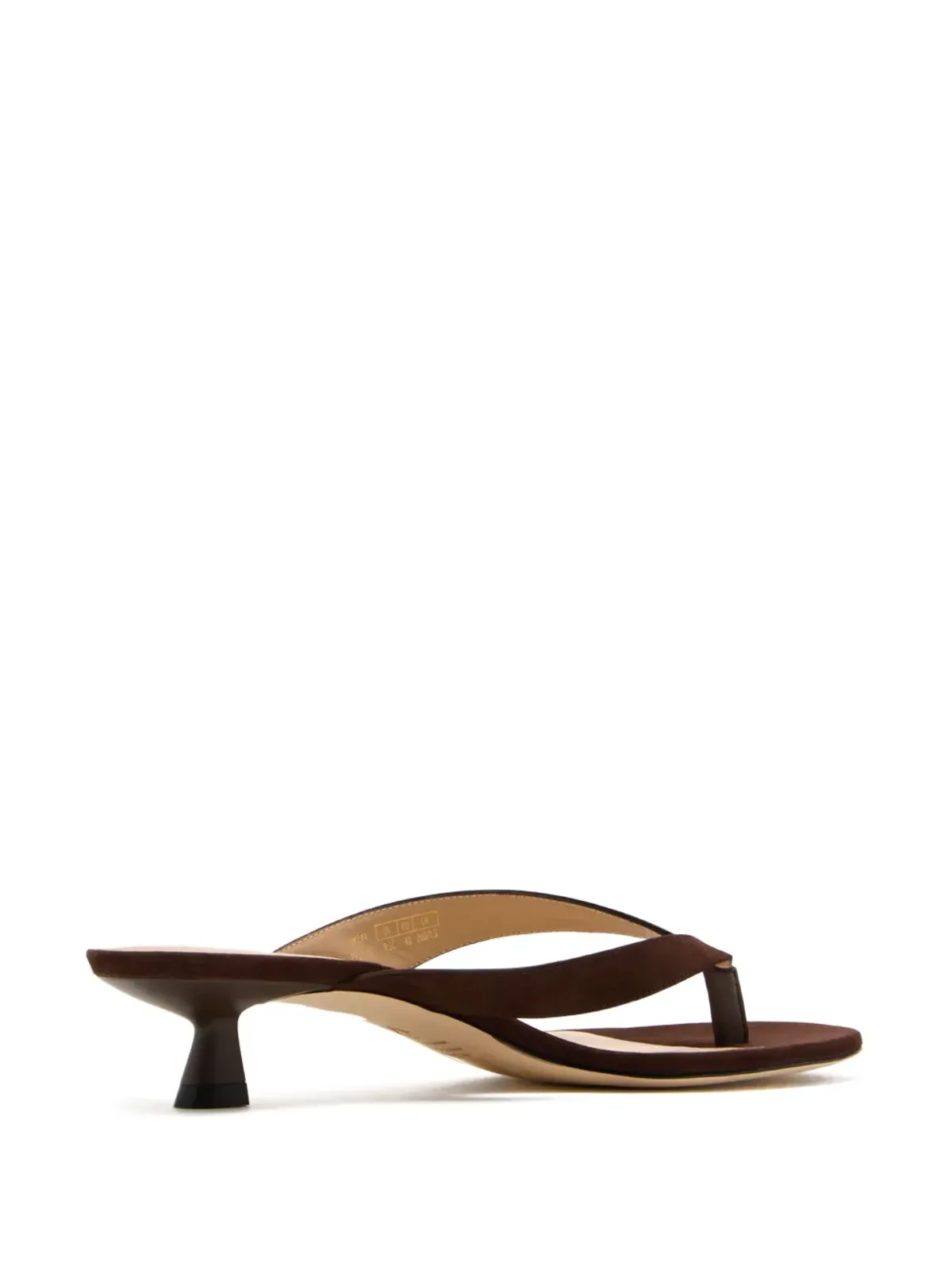 Stuart Weitzman ロー・ヒール・トングサンダル - 画像3
