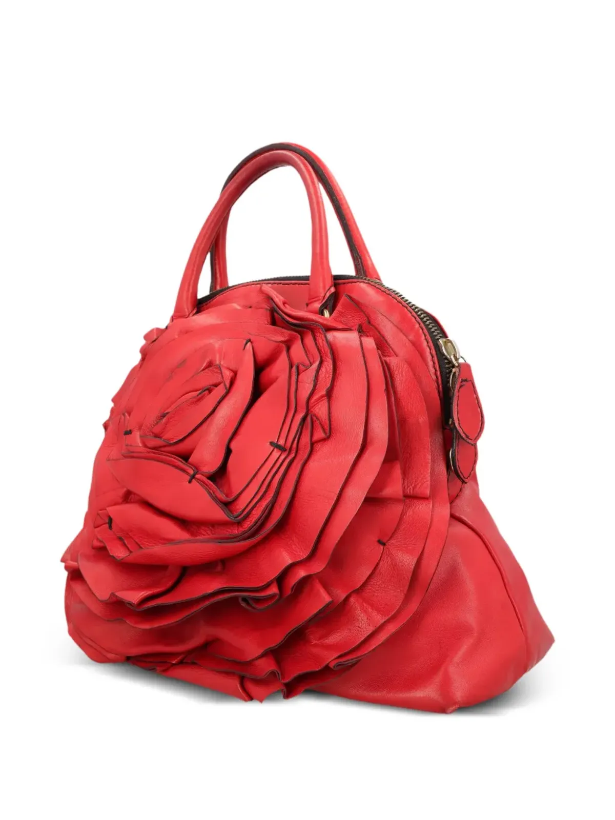 Valentino Garavani Pre-Owned ローズ トートバッグ - 画像3