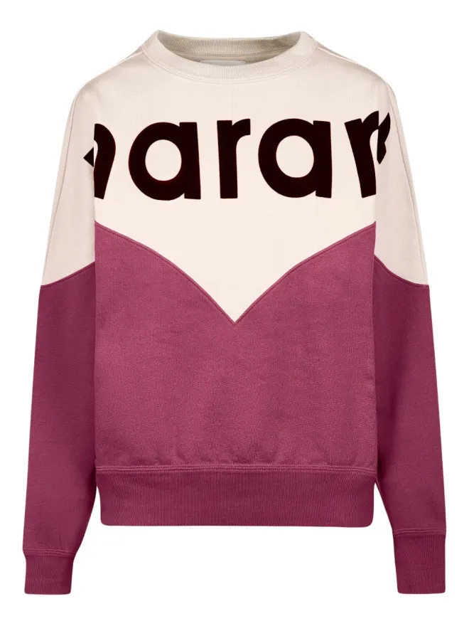 MARANT ÉTOILE MARANT ÉTOILE カラー・ブロック ロゴ スウェットシャツ - パープルの商品画像