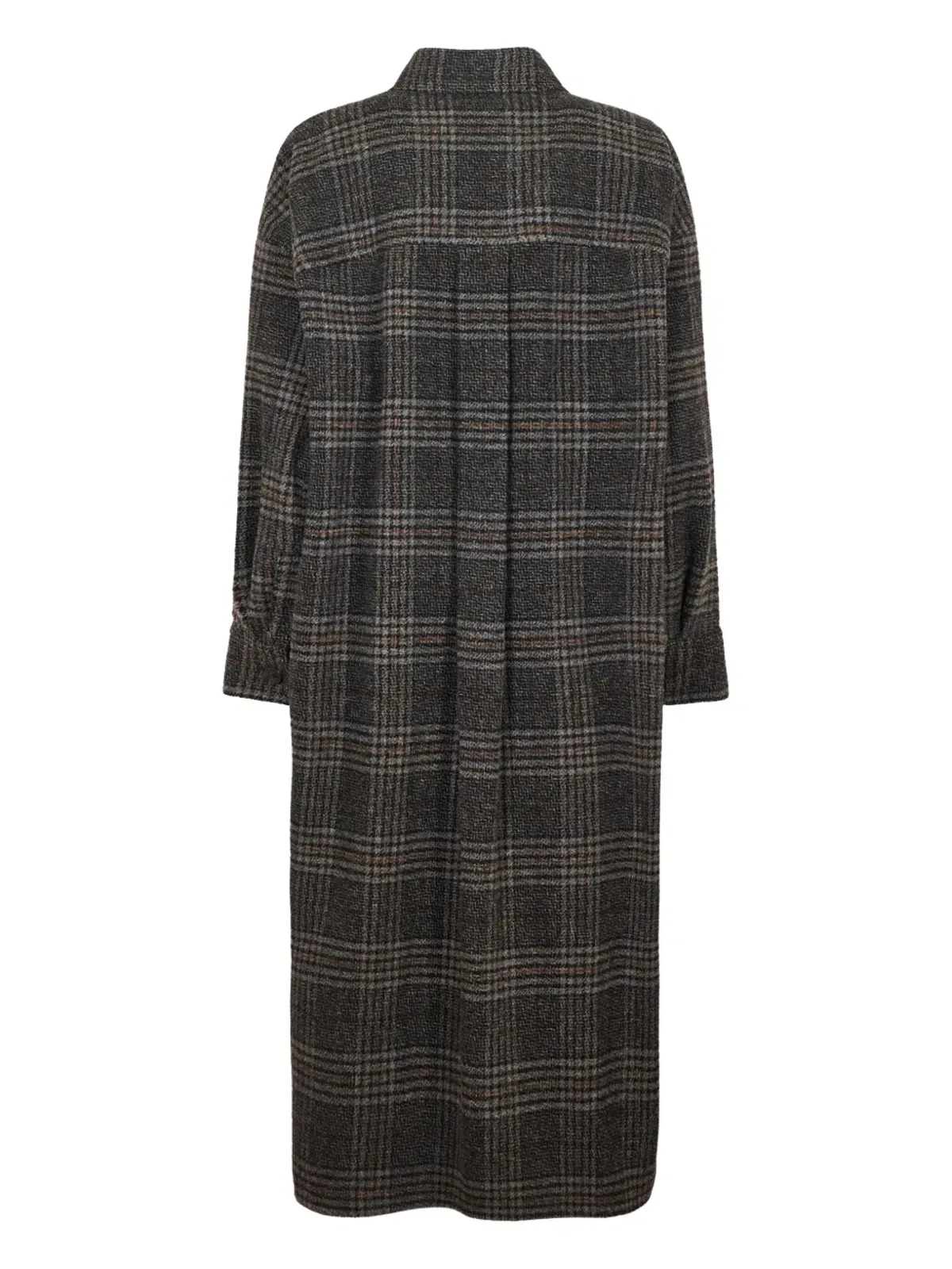 MARANT ÉTOILE グレー チェック柄 ボタン留め コート - 画像2