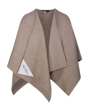 Max Mara ロゴパッチ アシンメトリック ケープ - サムネイル1