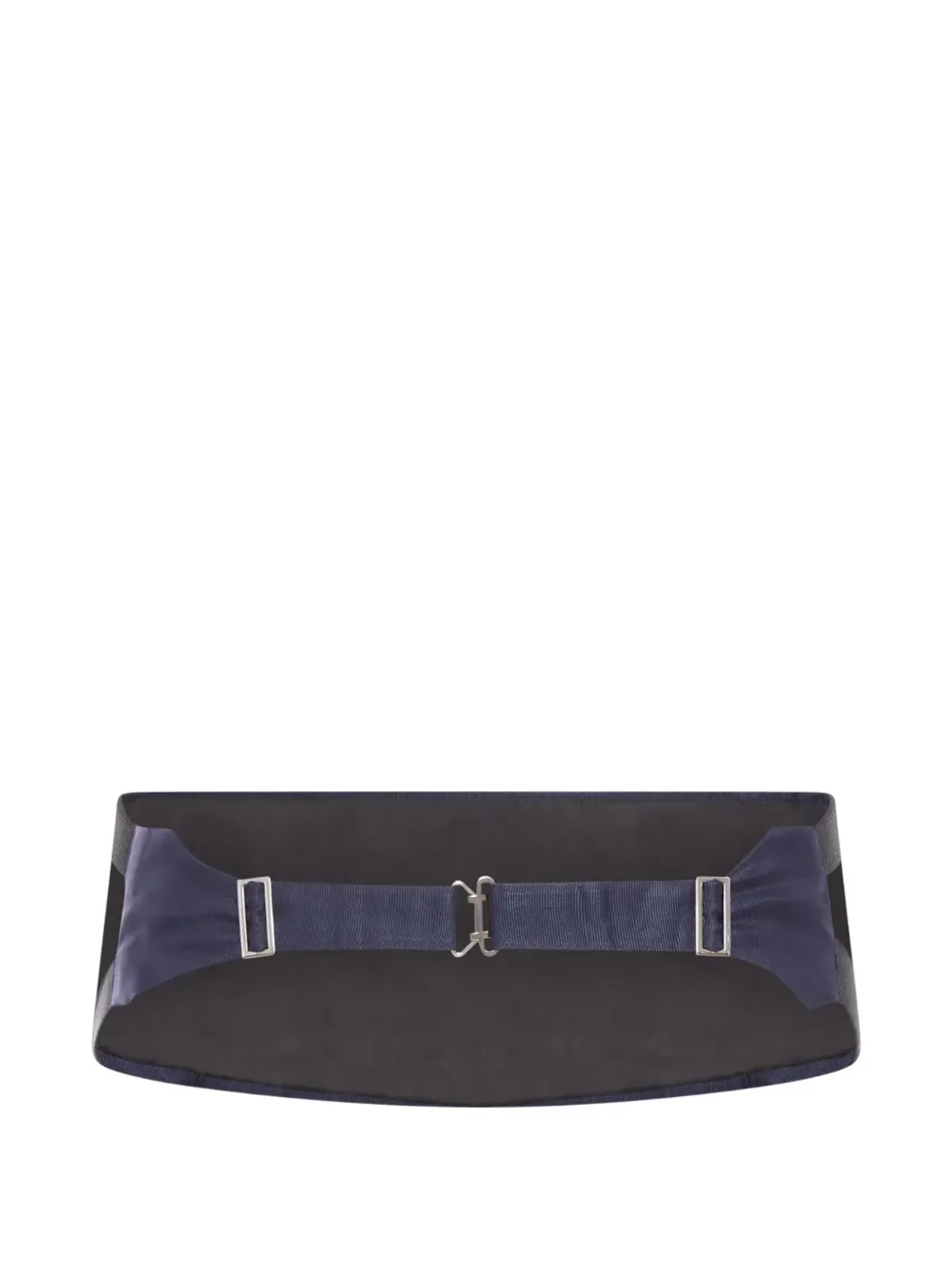 Giorgio Armani プリーツ入りシルクのカマーバンド - Blue - 画像2