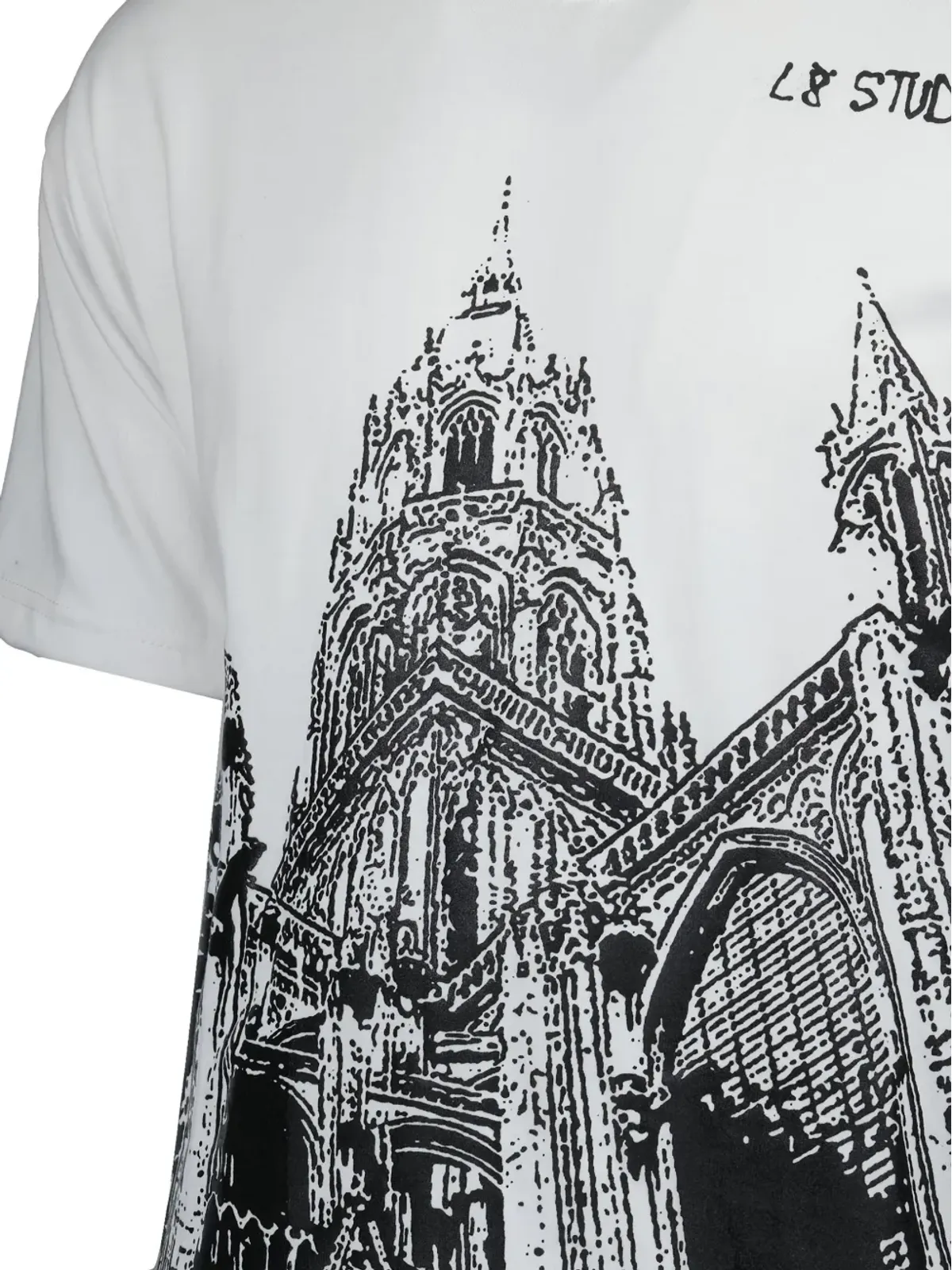 L8 Studio Cathédrale T-shirt - White - 画像3