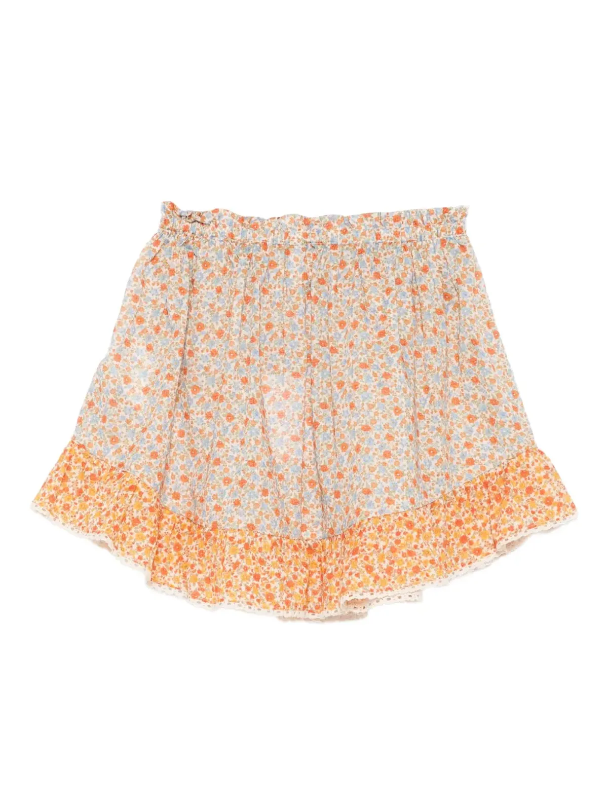 ZIMMERMANN Kids 花柄プリントのフリルスカート - 画像2