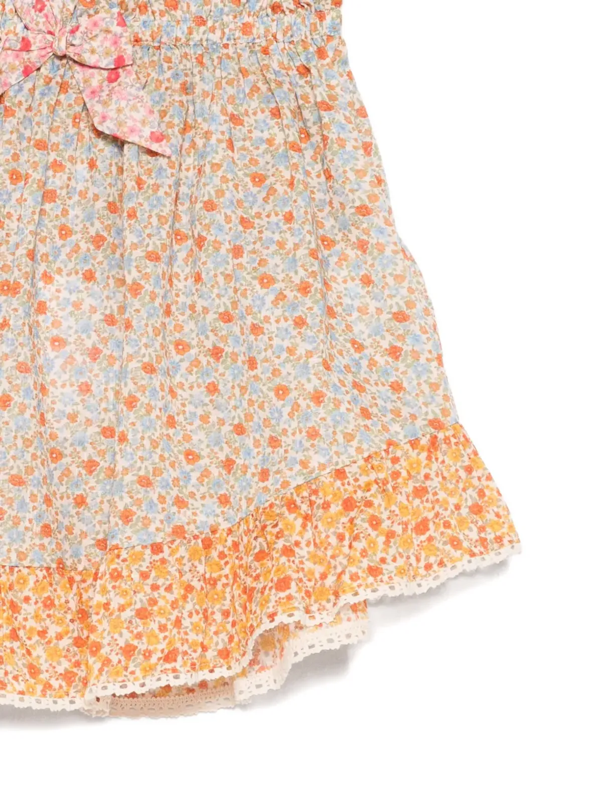 ZIMMERMANN Kids 花柄プリントのフリルスカート - 画像3